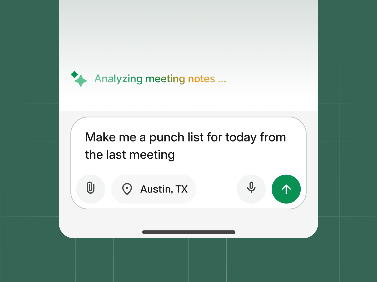 Handoff app screenshot